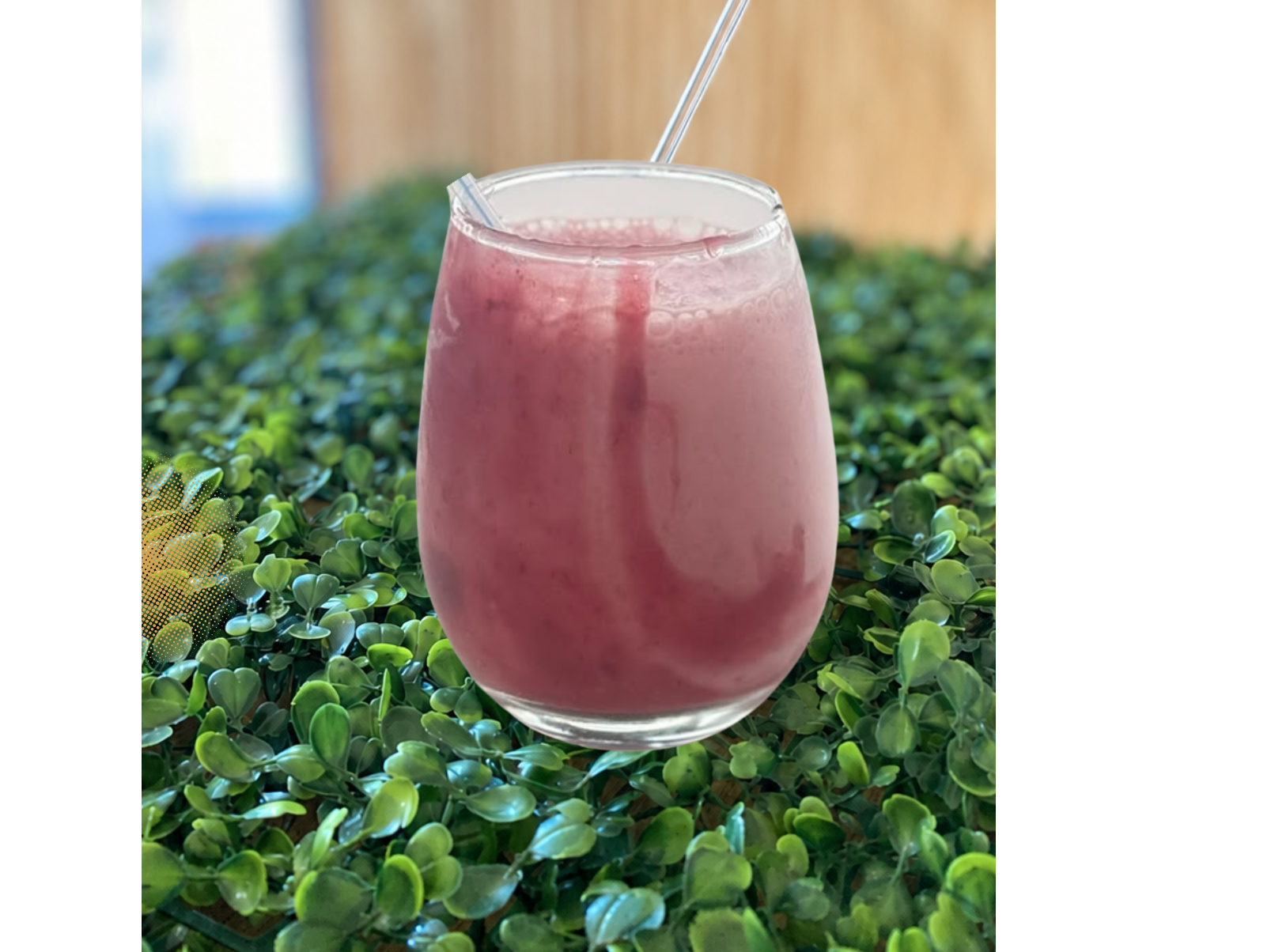 Licuado de frutilla con leche de El Buen Postre