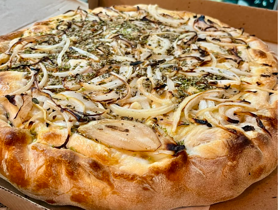 Fugazzeta con queso de Lo de cappa wilde