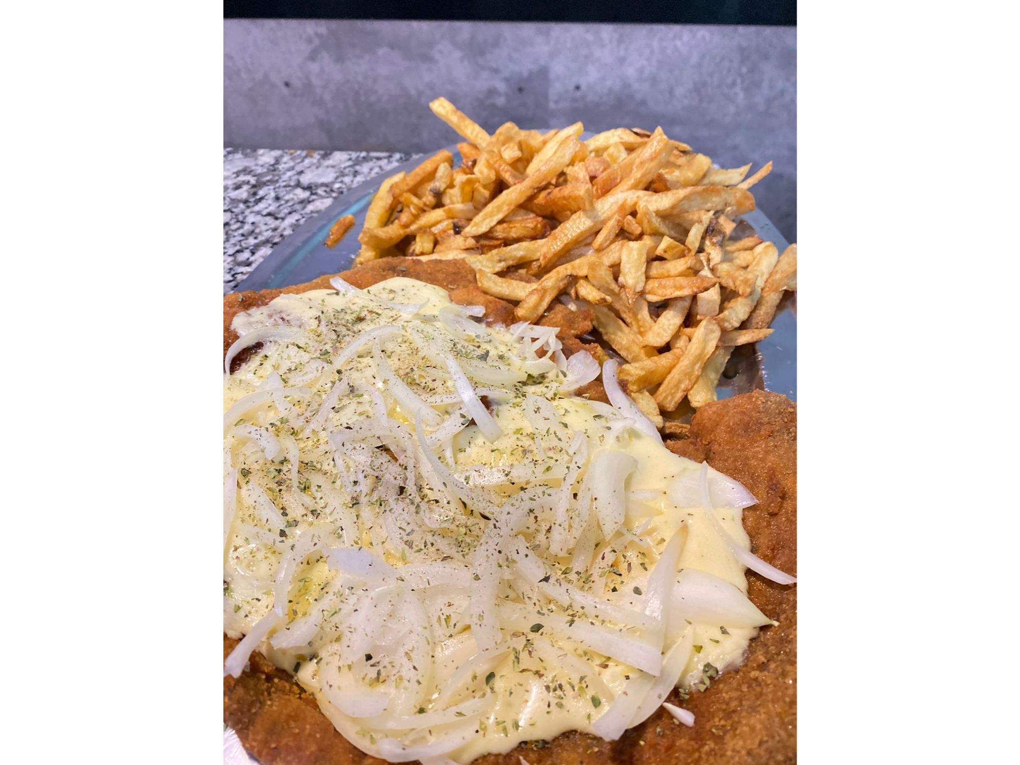 Milanesa a la fugazzeta