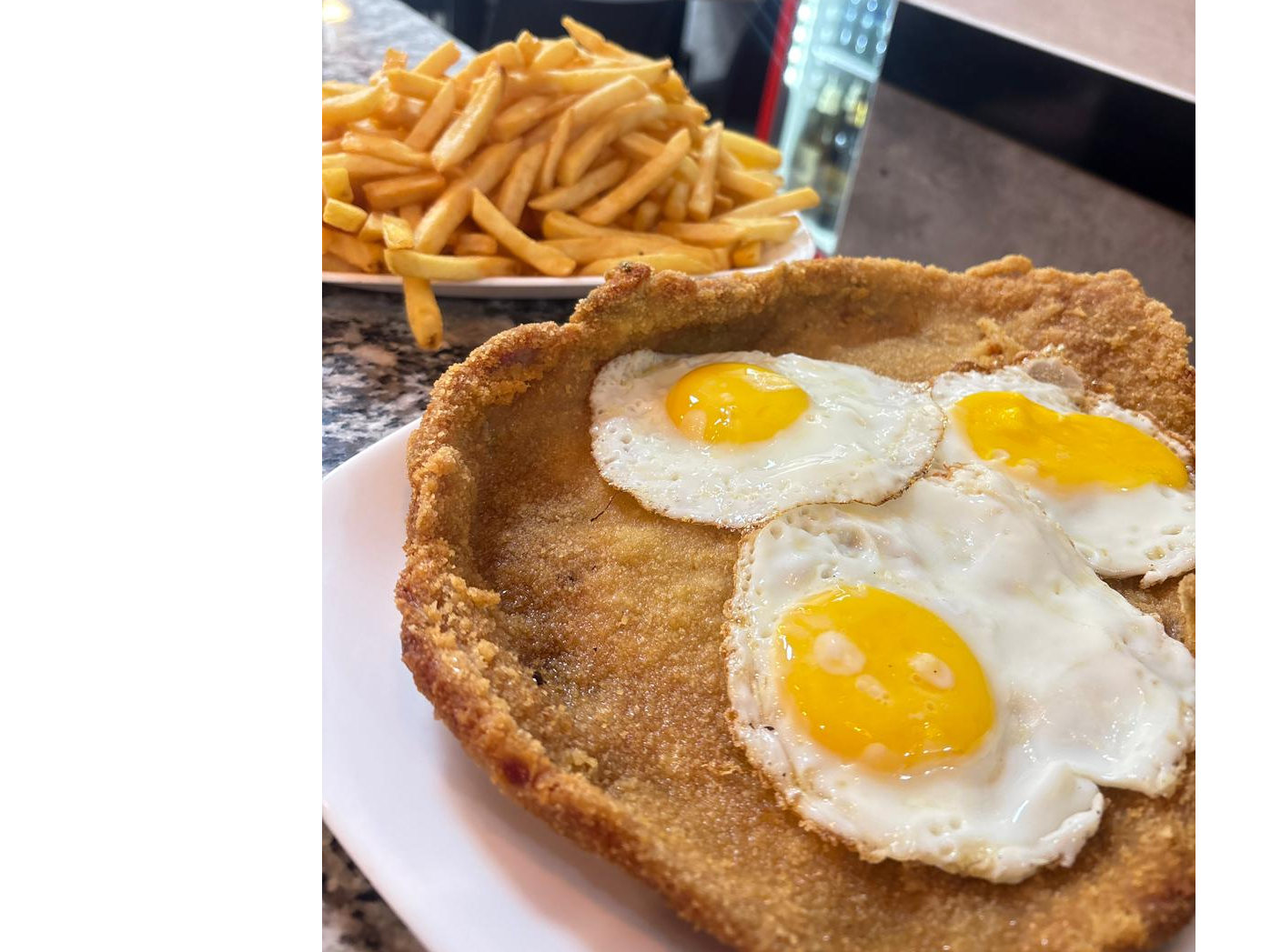 Milanesa a caballo