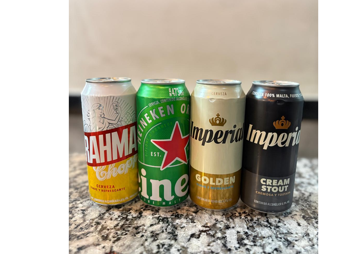 Latas de cerveza