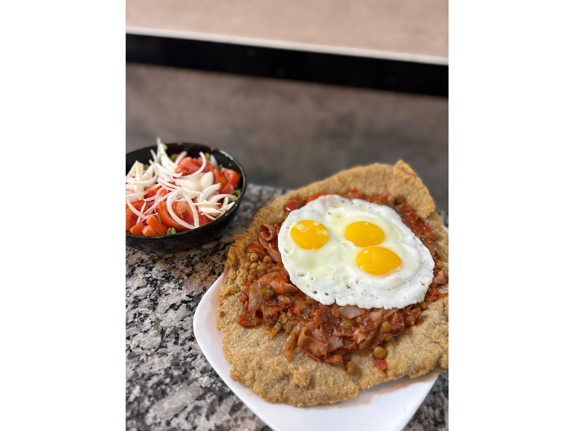 Milanesa a la riojana