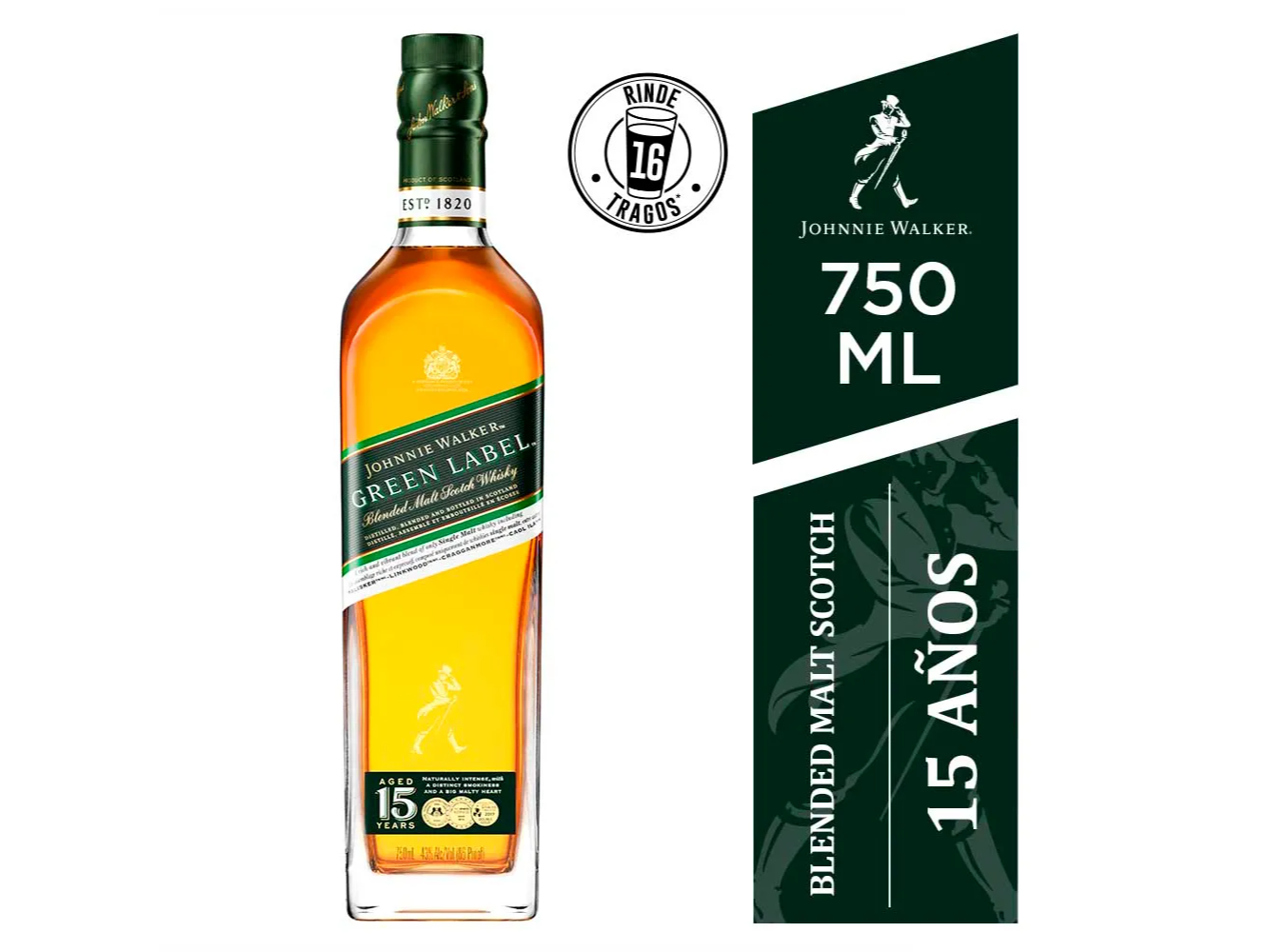 Johnnie Walker Green Label 750ml