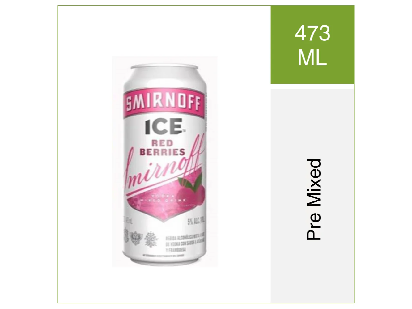 Smirnoff Ice Red Berries 473ml