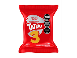 Alfajor Tatin Negro Triple