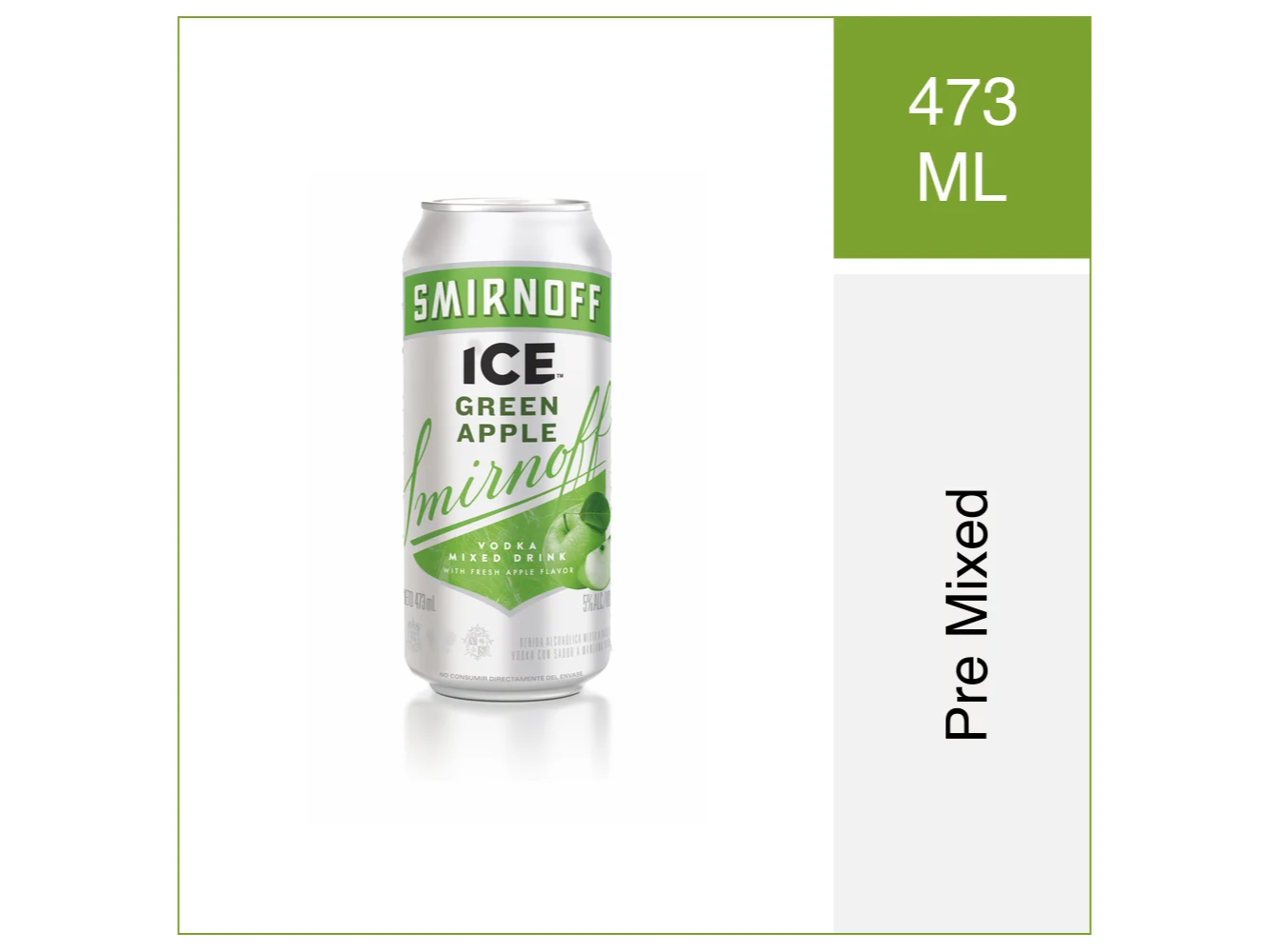 Smirnoff Ice Green Apple 473ml