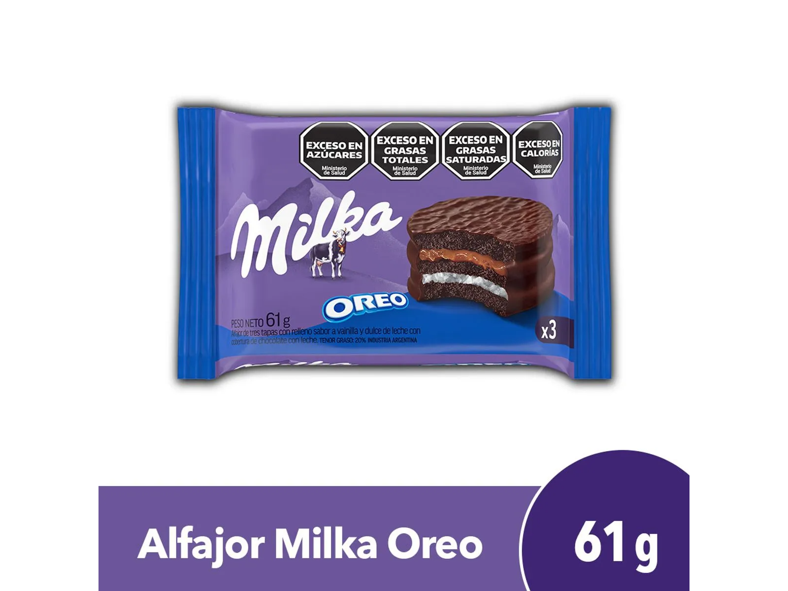 Alfajor Milka Oreo Triple
