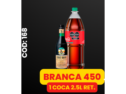 Promo Fernet 450 ml + 1 coca 2.5L Ret.