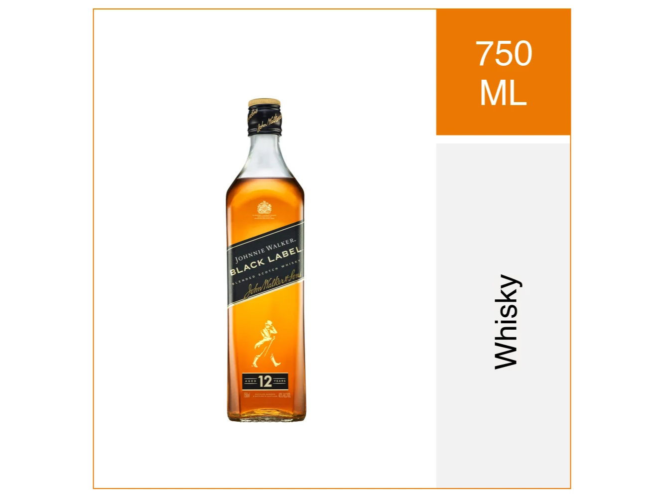 Johnnie Walker Black Label 750ml