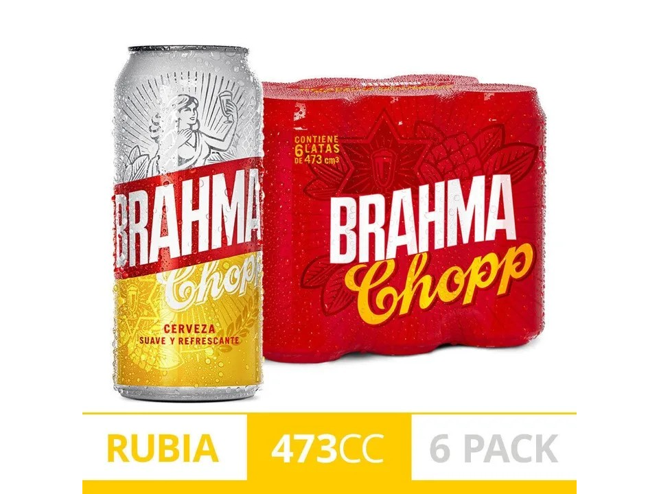Six Pack Brahma Chopp 473ml