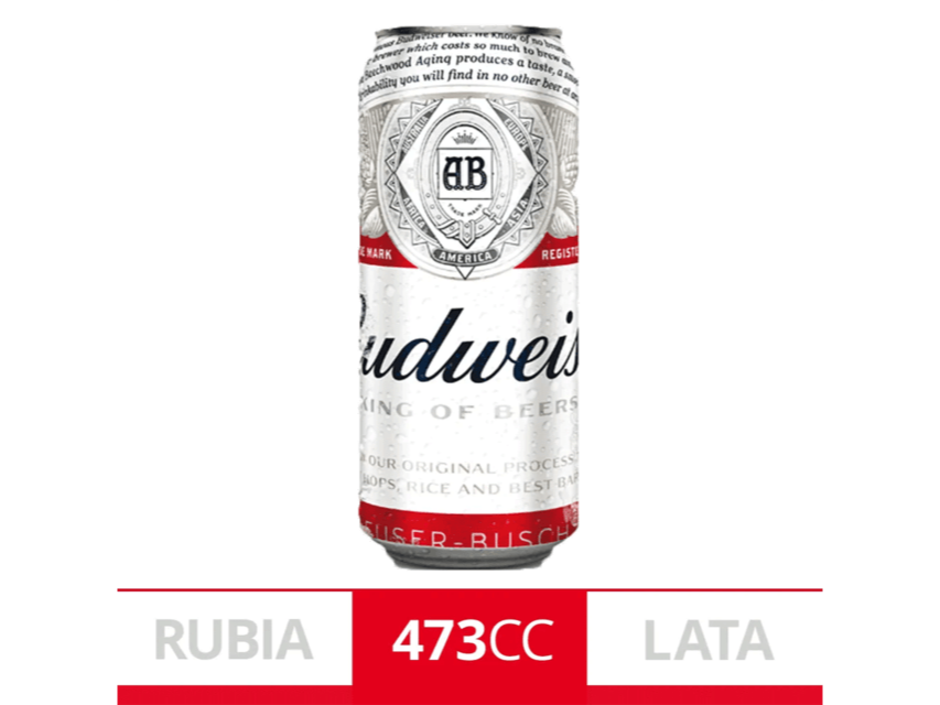 Budweiser 473ml *LATA*