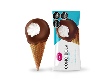 Cono bola Chantilly