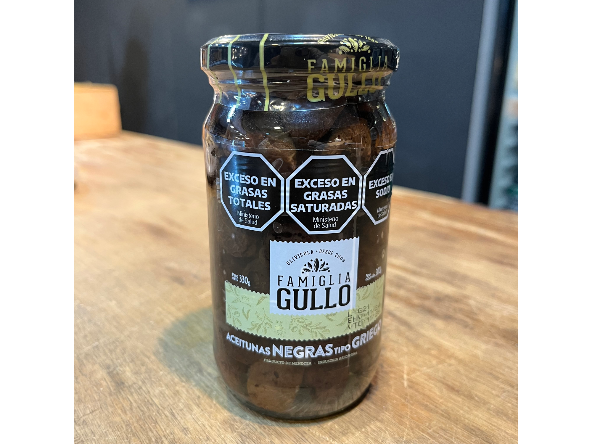 Aceitunas negras tipo griegas