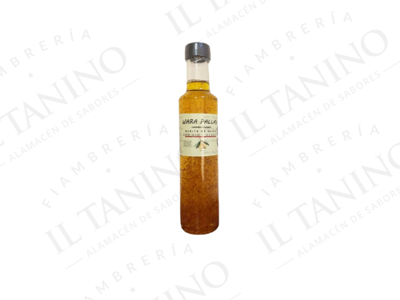 ACEITE OLIVA Y PIMIENTAS WARA PALLAY