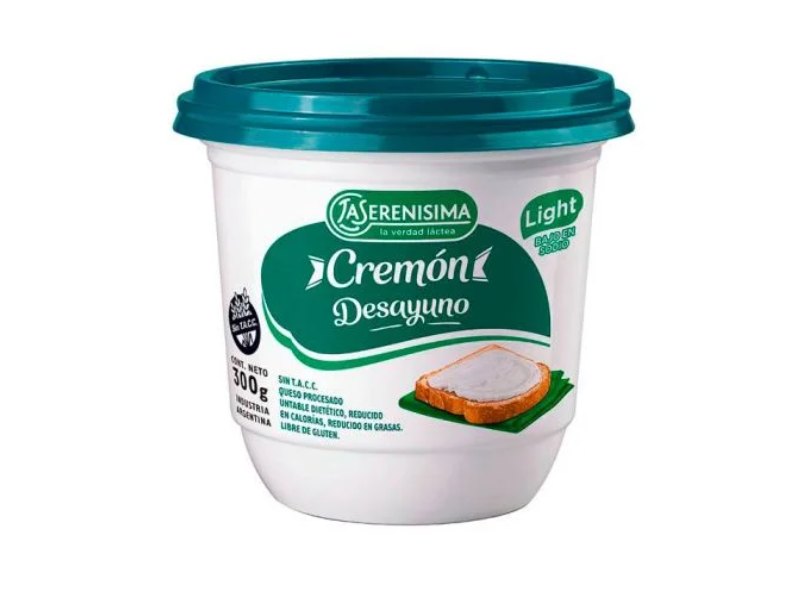 Queso untable cremon light