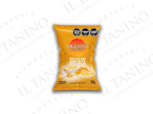 Papas sabor mostaza QUENTO