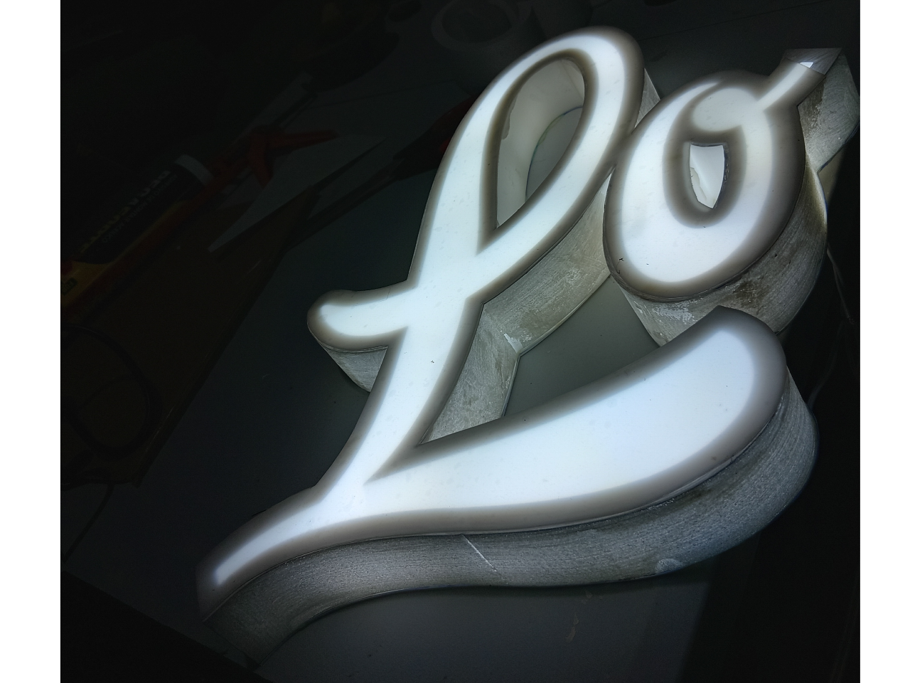 Letras Luminosas 4 cm
