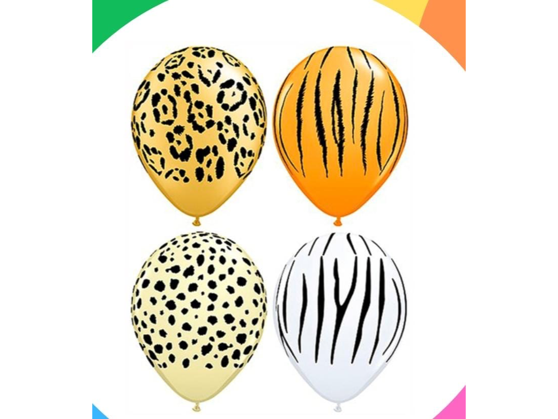 COMBO LATEX ANIMAL PRINT SURTIDO X10