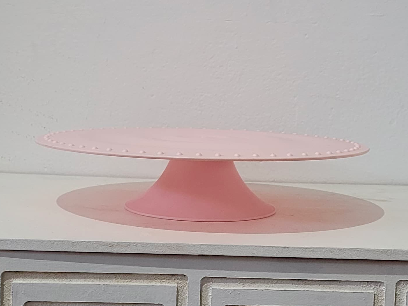 POSA TORTA 35 CM ROSA