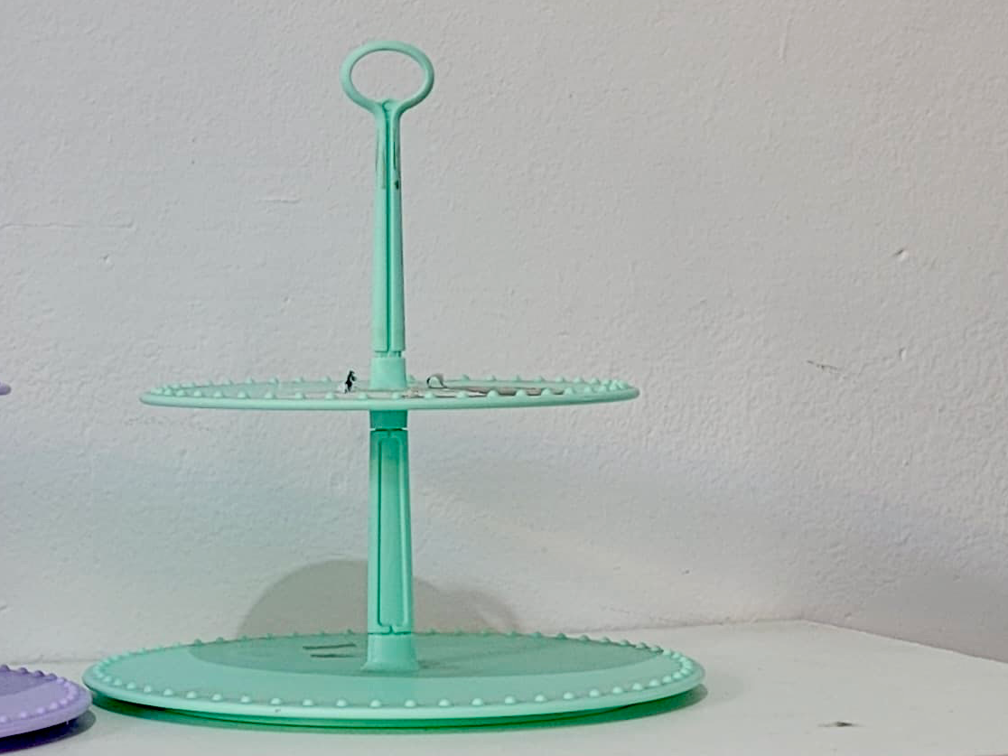 POSACUPCAKE 2 NIVELES VERDE PASTEL