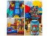 COMBO 1 INFLABLE + DECO ESTANDAR PW PATROL + 10 SILLITAS C/MESAS