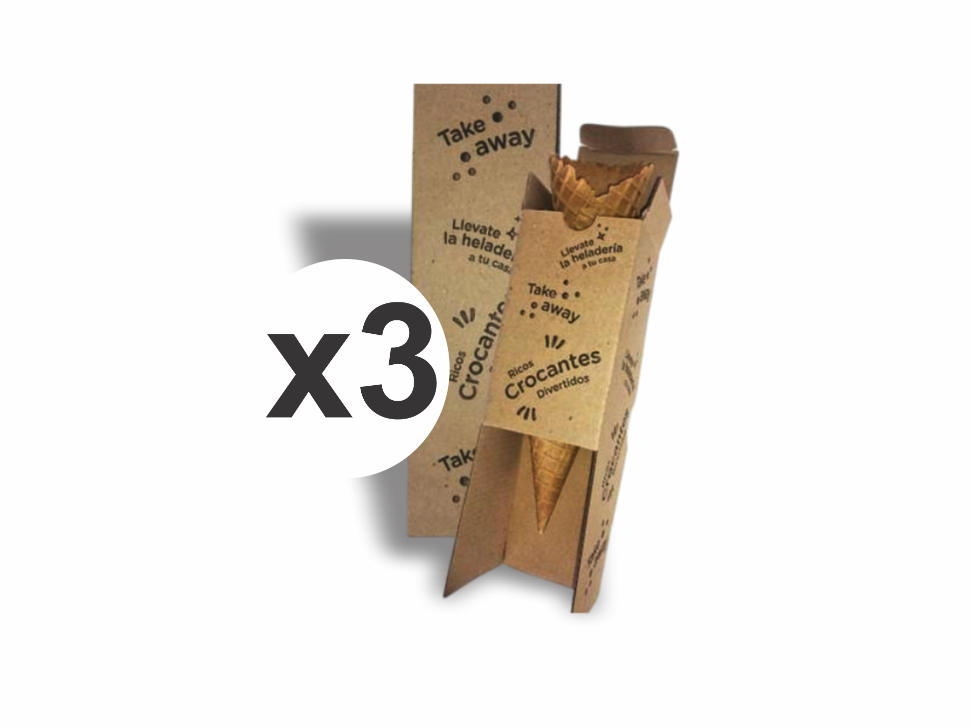Display Cucurucho Dulce x 3