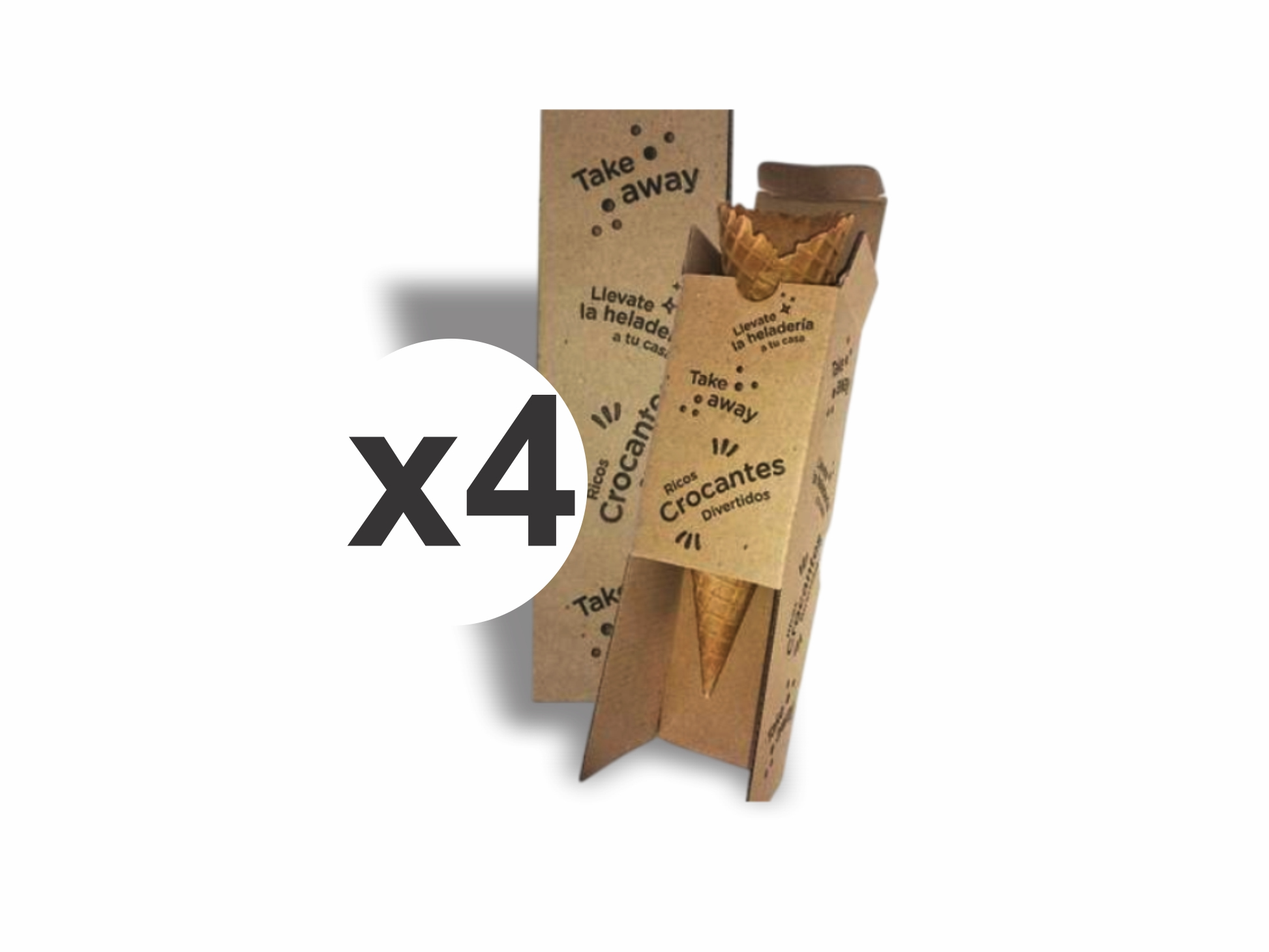 Display cucurucho dulce x 4 Unid