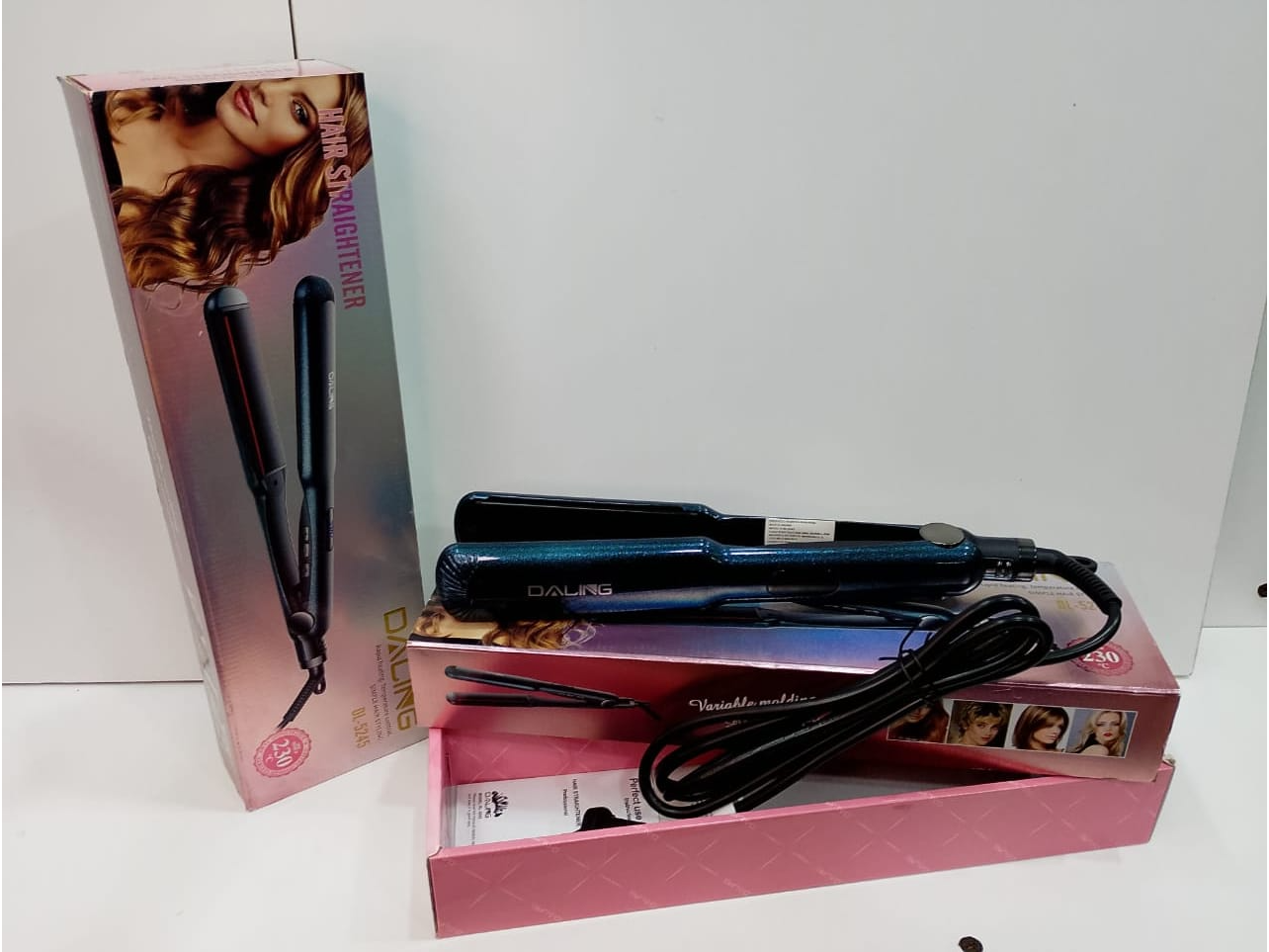 Planchita de Pelo con Visor de Temperatura-DALING-COD -133