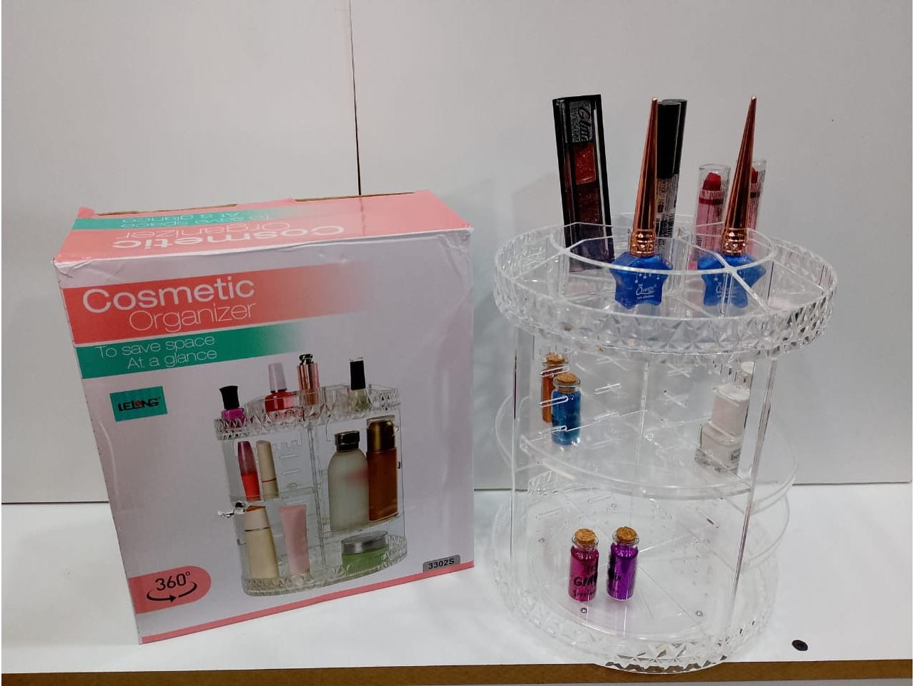 Organizador de Maquillaje Giratorio - COD -138
