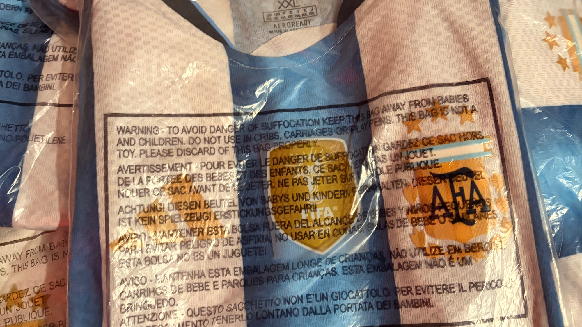 Camisetas Argentina 3 Estrellas ⭐️ ⭐️ ⭐️