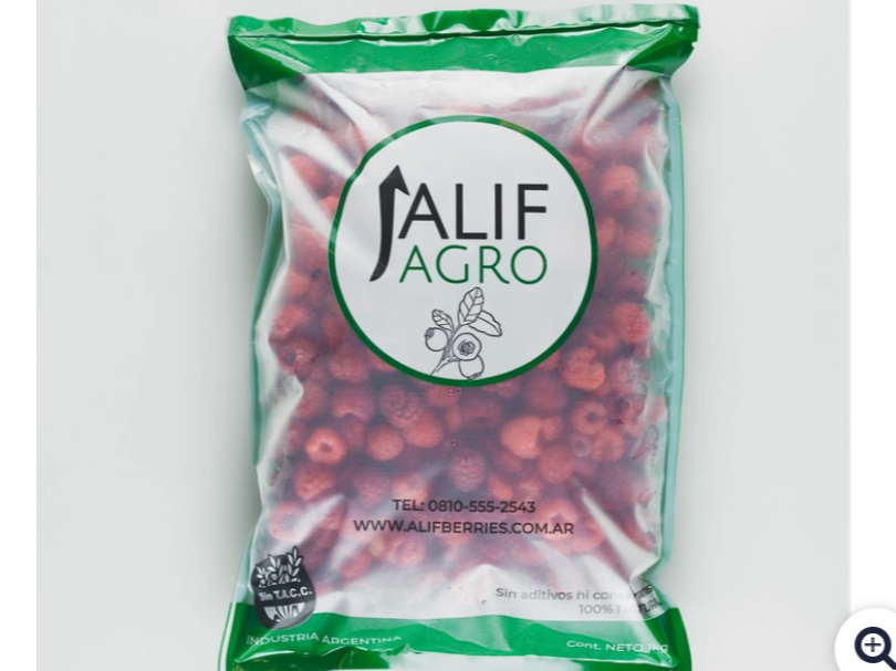 Frambuesa 1 kg de Frutascongeladas.cba