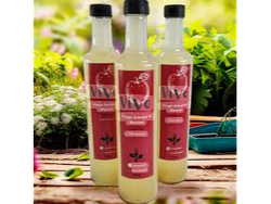 VINAGRE ORGANIGO DE MANZANA VIVO X 500 cc