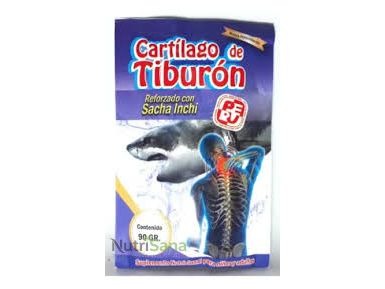 CARTILAGO DE TIBURON 90 grs SACHA INCHI