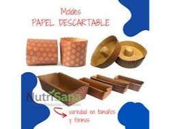 MOLDES DESCARTABLES para budin,cupcake, pan dulce etc