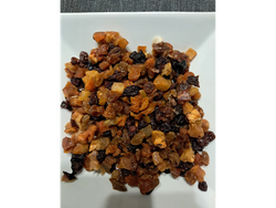 MIX DE FRUTAS sin azucar agregada cortadas deshidratadas