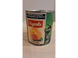 DURAZNO AL NATURAL con STEVIA VIGENTE