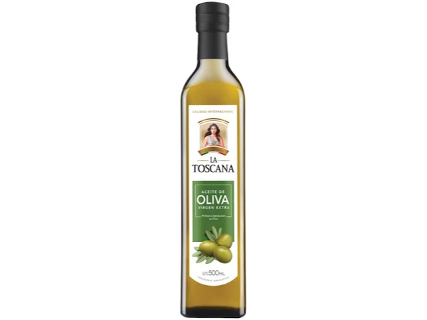ACEITE DE OLIVA Extra virgen LA TOSCANA  (origen Italia) envase vidrio