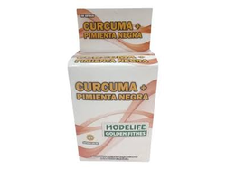 CURCUMA CON PIMIENTA NEGRA blister 10 compr MODELIFE