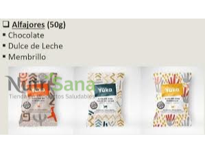ALFAJORES YÜKA sin tacc varios sabores