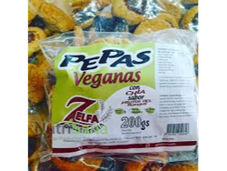 PEPAS VEGANAS CON STEVIA Y ARANDANOS ZELFA 180 GRS