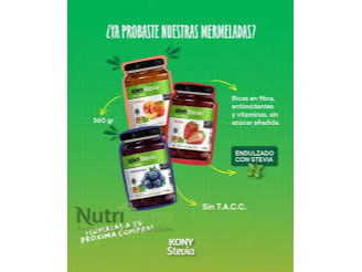 MERMELADAS KONY CON STEVIA 360 grs