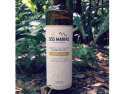 ACEITE OLIVA VIRGEN EXTRA SEIS MARIAS 250 cc envase de vidrio oscuro