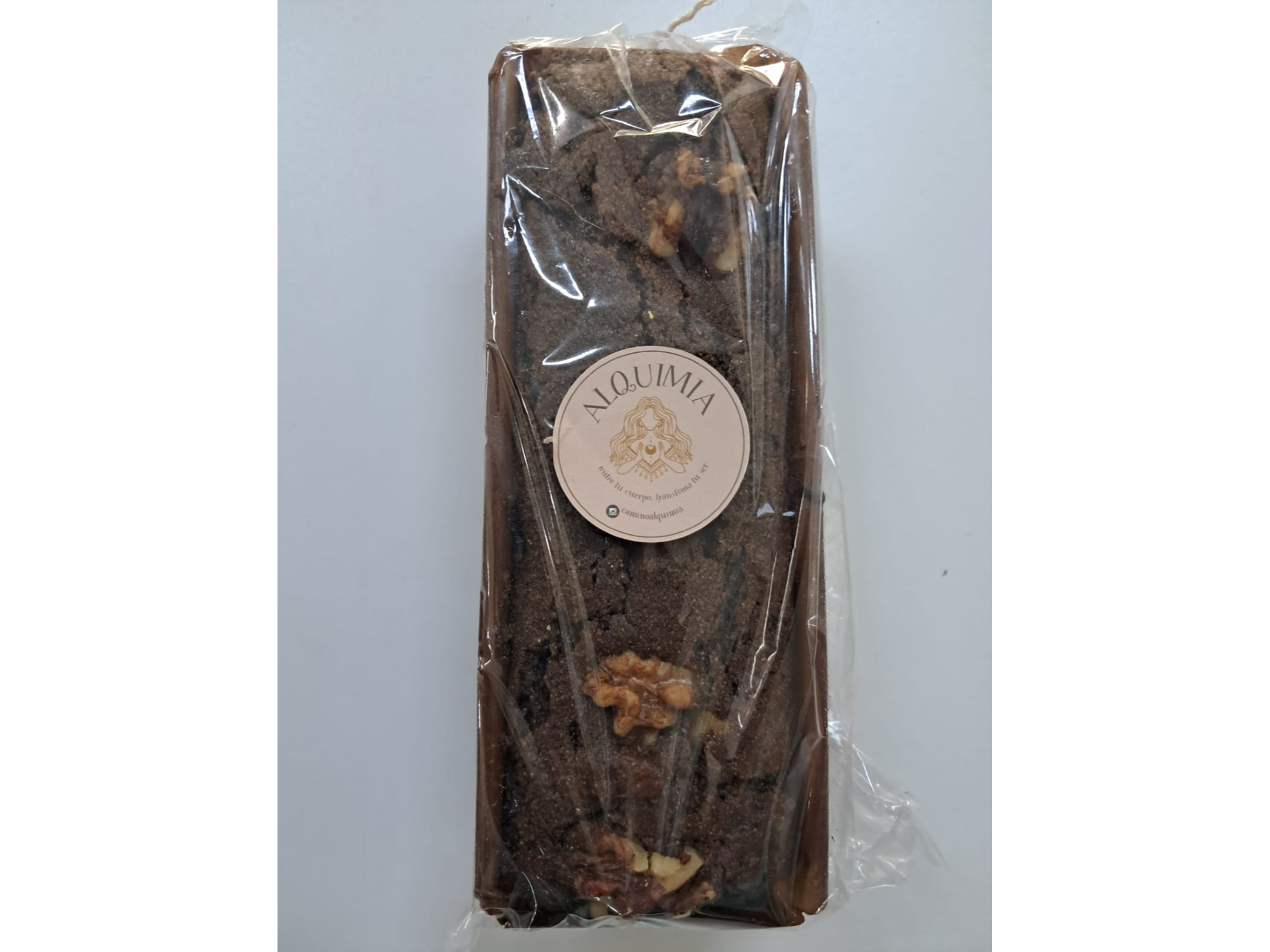 BUDIN ALGARROBA Y NUEZ  Alquimia