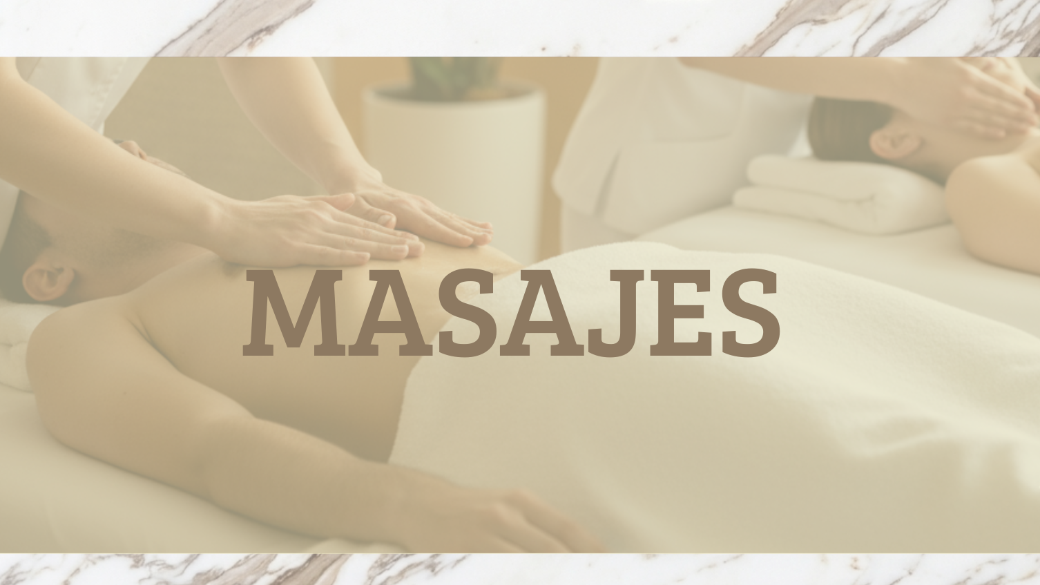 MASAJES