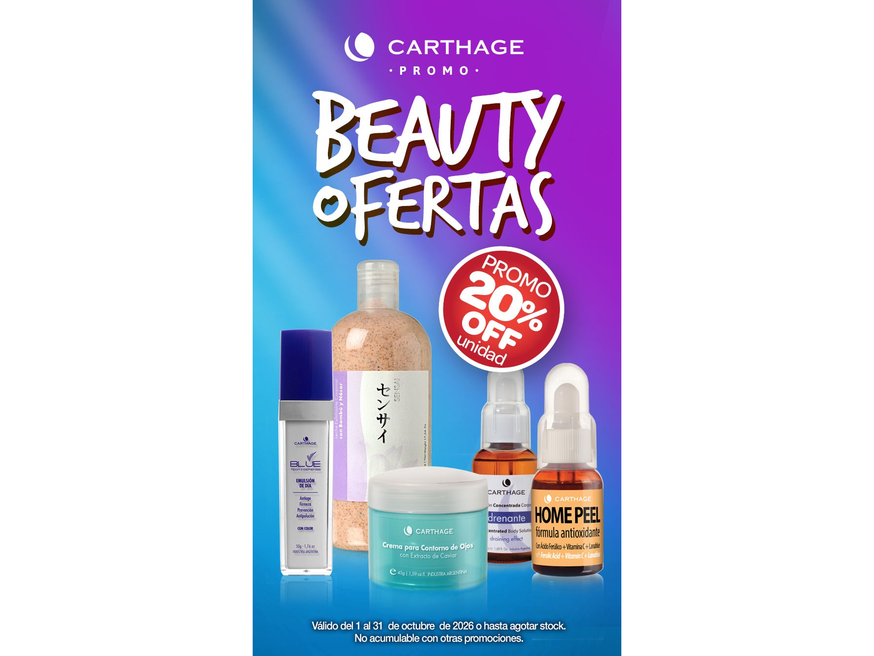 carthage 20% off