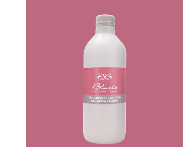 EMULSION DE LIMPIEZA DE PAPAYA Y LIMON