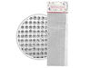 tira de strass autoadhesivas plateado