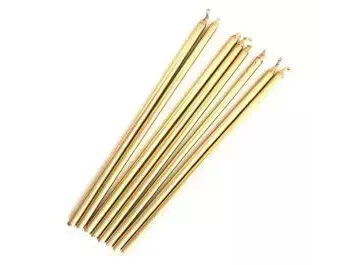 VELA LARGA METALIZADA 16 cm xunidad