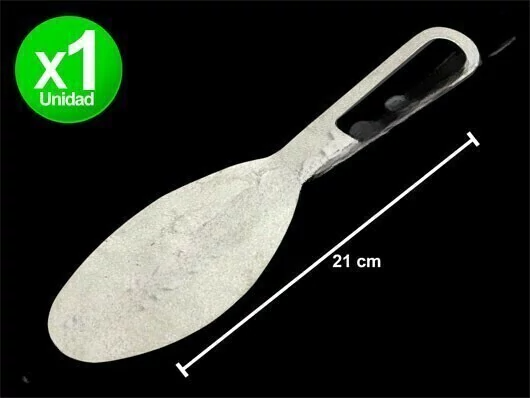 Cuchara para helado de aluminio x1