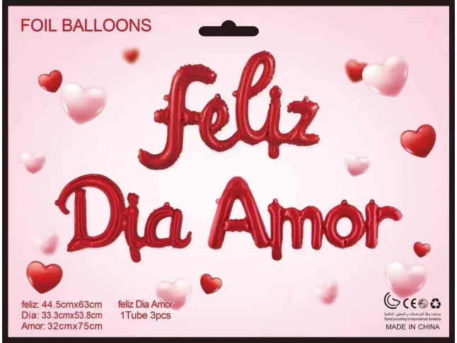 GLOBO FELIZ DIA AMOR X1